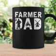 Farmer Dad Tractor Farming Fathers Day Farmer Coffee Mug Gifts ideas