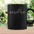 Father Daughter Heartbeat Dad Little Father's Day Coffee Mug Gifts ideas