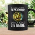 Father's Day Dad Ich Habe Zwei Titel Papa Und Gamer Tassen Geschenkideen