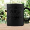 My Favorite People Call Me Grandpop Father's Day Coffee Mug Gifts ideas