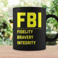 Fbi Motto Fidelity Bravery Integrity Law Enforcement Coffee Mug Gifts ideas