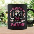 February Girl 1951 70Th Birthday 70 Years Old Coffee Mug Gifts ideas