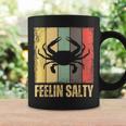 Feelin Salty Maryland Crab Retro Vintage Coffee Mug Gifts ideas