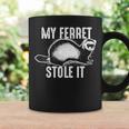 My Ferret Stole It Cute Polecat Lovers Coffee Mug Gifts ideas