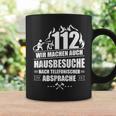 Feuerwehr 112 Wir Machen Hausbesuche Fireman Tassen Geschenkideen