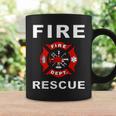 Firefighter Maltese Cross Graphic Coffee Mug Gifts ideas