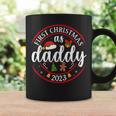 First Christmas As A Daddy Family Santa Hat Xmas Pjs New Dad Coffee Mug Gifts ideas