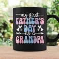 My First Father's Day As A Grandpa Retro Groovy Father's Day Coffee Mug Gifts ideas