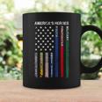 First Responders Hero Flag Nurse Ems Police Fire Military Coffee Mug Gifts ideas