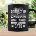 Fish Tank Lover Cat Owner Aquarium Aquarist Men Coffee Mug Gifts ideas