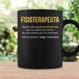 Fisioterapeuta Definición Regalo Fisioterapeuta Sin Mangas Taza de café Ideas de regalos