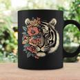 Floral Tiger Girls Flowers Tiger Face For Tigers Lover Coffee Mug Gifts ideas