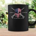 Foot Liberty Or Death 2Nd Amendment 1789 Flag Header Skull Coffee Mug Gifts ideas