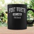 Fort Worth Texas Tx Vintage Established Sports Coffee Mug Gifts ideas