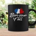 France Roots French Lover Bonjour Y'all Coffee Mug Gifts ideas