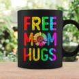 Free Mom Hugs Gay Pride Lgbt Daisy Rainbow Flower Mother Day Coffee Mug Gifts ideas