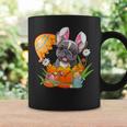 French Bulldog Rabbit Ears Easter Egg Pet Owner Women Coffee Mug Gifts ideas
