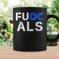 Fuck Als Awareness Month Blue Ribbon Support Squad Fighter Coffee Mug Gifts ideas