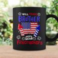 4Th Of July Will Trade Brother For Firecrackers Girls Coffee Mug Gifts ideas