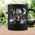 Alien And Cat Ufo Outer Space Cat Lover Kitten Coffee Mug Gifts ideas