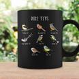 Bird Watching Humor Collection Of Tits Nice Tit Birds Coffee Mug Gifts ideas