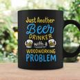 Carpenter Woodworking Woodworker Chainsaw Beer Coffee Mug Gifts ideas