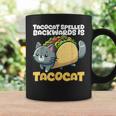 Cat And Taco Tacocat Spelled Backward Is Tacocat Coffee Mug Gifts ideas
