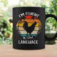 Chicken Retro Vintage I’M Fluent In Fowl Language Coffee Mug Gifts ideas