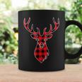 Christmas Idea Deer Red Plaid Family Matching Coffee Mug Gifts ideas