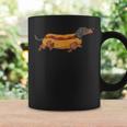 Dachshund In Bun Weiner Hot Dog Cute Foodie Pun Coffee Mug Gifts ideas