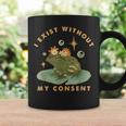 I Exist Without My Consent Vintage Frog Meme Coffee Mug Gifts ideas