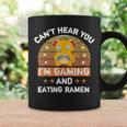Cat Can't Hear You I'm Gaming And Eating Ramen Coffee Mug Gifts ideas