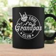 Grandpa Fathers Day Cool Grandpas Club Skeleton Hand Coffee Mug Gifts ideas