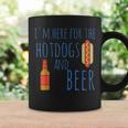 Hot Dog I'm Here For The Hotdogs And Beer Coffee Mug Gifts ideas
