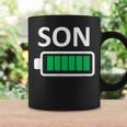 Nerdy Family Son Full Battery Never Tired Geek Coffee Mug Gifts ideas