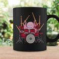 Octopus Playing Drums Musician Band Octopus Drummer Coffee Mug Gifts ideas