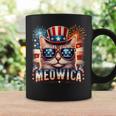 Patriotic Kitty Cat 4Th Of July Firework Cat Meowica Coffee Mug Gifts ideas