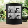 Photobooth Cat Selfie Photostrip Cute Laugh Cat Lover Coffee Mug Gifts ideas