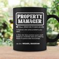 Property Manager Definition Real Estate Management Coffee Mug Gifts ideas