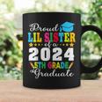 Proud Lil Sister Of A Class Of 2024 5Th Grade Graduate Coffee Mug Gifts ideas