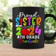 Proud Sister Of A Class Of 2024 8Th Grade Graduate Coffee Mug Gifts ideas