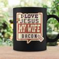Quote For Married Christian Men Who Love Bacon Coffee Mug Gifts ideas