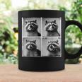 Raccoon Face Portrait Retro Raccoons Weird Animal Coffee Mug Gifts ideas