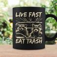 Raccoon Live Fast Eat Trash Street Cats Squad Coffee Mug Gifts ideas