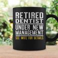 Retirement Dentist Dad Retiring Party Humor Coffee Mug Gifts ideas