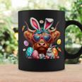 Scottish Highland Cow Easter Eggs Farmers Easter Day Coffee Mug Gifts ideas
