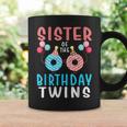 Sister Of The Birthday Twins Donut Coffee Mug Gifts ideas