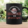 Summer Nights Ballpark Lights Baseball Player Coffee Mug Gifts ideas