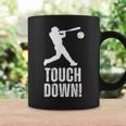 Touchdown Baseball Sports Vintage Baseball Player Coffee Mug Gifts ideas