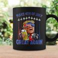 Trump Make 4Th Of July Great Again Drinking Beer Coffee Mug Gifts ideas